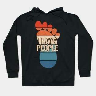 I Hate People Bigfoot Hoodie